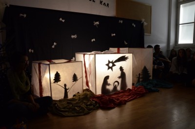 Christmas Crib set up by DCG students